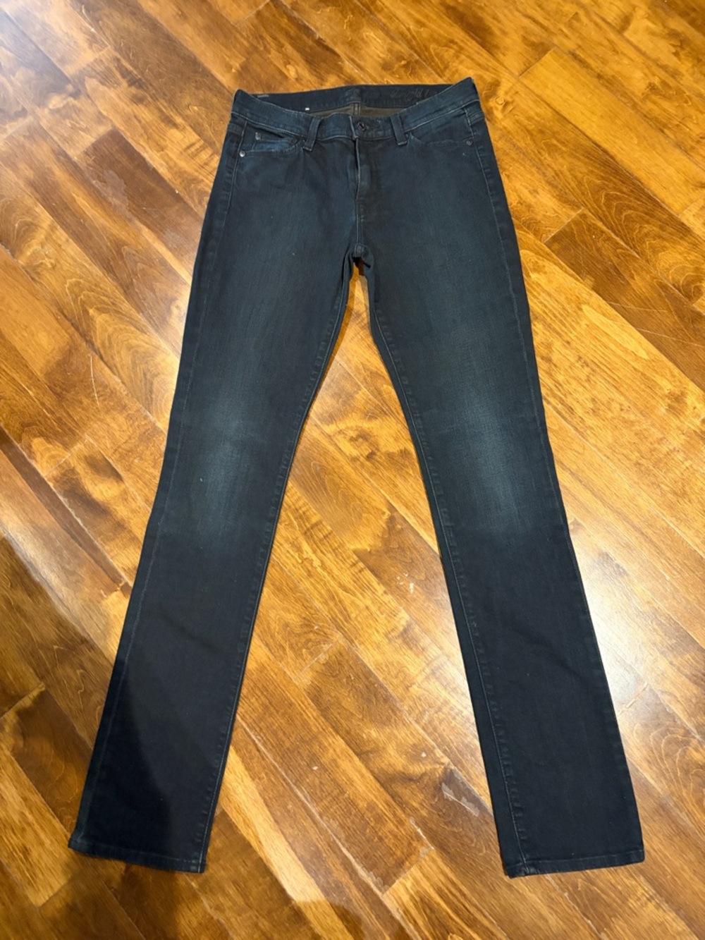 7 For All Mankind Skinny Jeans - Black Denim